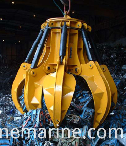 hydraulic orange peel grab bucket